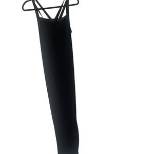 CDC Vintage 90s‎ Size 10 Dark Velvet Blue Witchy Grunge Fairy Maxi Dress